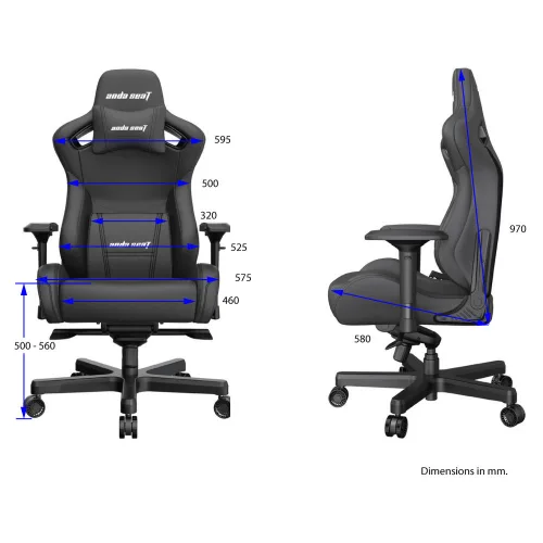 ANDA SEAT Gaming Chair AD12XL KAISER-II Black