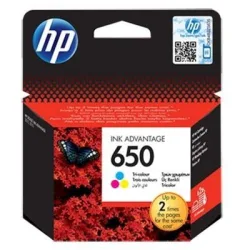 HP 650 ink cartridge 1 pc(s) Original Cyan, Magenta, Yellow
