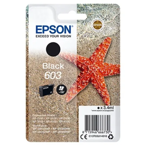 EPSON Ink  Black C13T03U14010