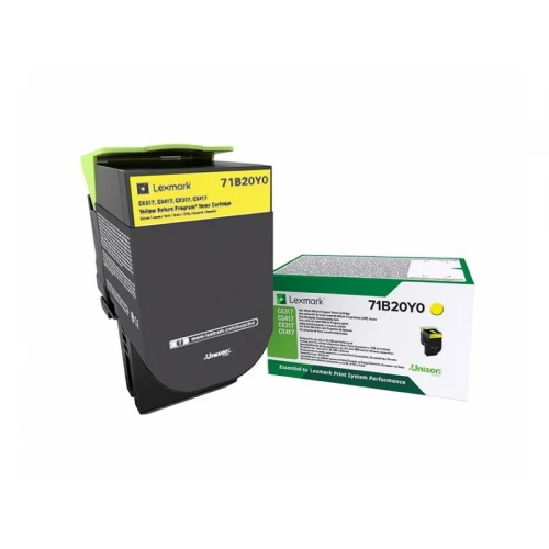 LEXMARK Toner Standard Yellow 71B20Y0