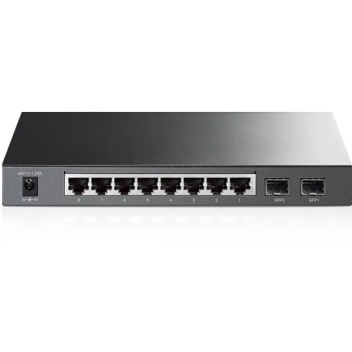 TP-LINK Switch TL-SG2210P, 8-Port Gigabit Smart PoE Switch with 2 SFP Slots