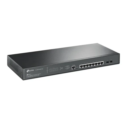 TP-LINK - JetStream 8-Port 2.5GBASE-T and 2-Port 10GE SFP+ L2+ Managed Switch with 8-Port PoE+