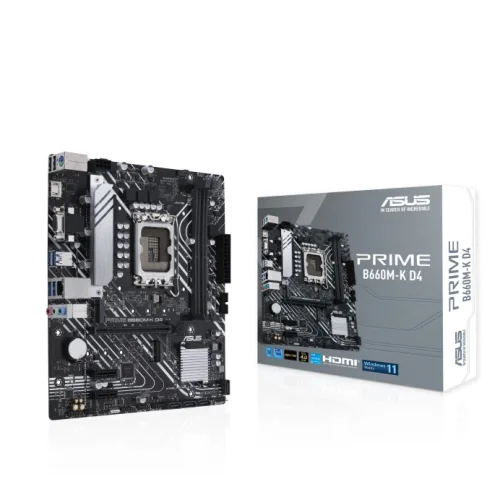 ASUS MOTHERBOARD PRIME B660M-K D4, 1700, DDR4, MATX
