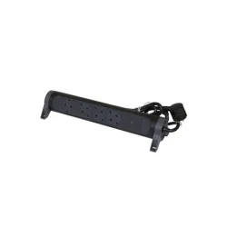 Legrand SurgeArrest 4 Outlets 1.5m Cable SPD Black/Grey Rotating