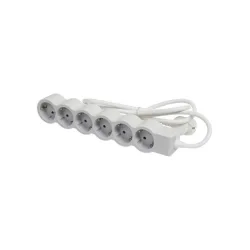 Legrand SurgeArrest 6 Outlets 1.5m Cable  White/Grey