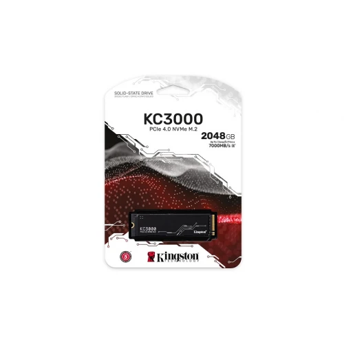KINGSTON SSD M.2 KC3000, 2048GB, PCIe Gen 4.0