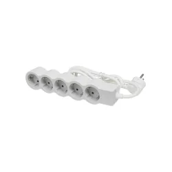 Legrand SurgeArrest 5 Outlets 3m Cable  White/Grey