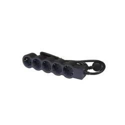 Legrand SurgeArrest 5 Outlets 3m Cable  Black/Grey