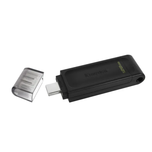 Kingston Technology DataTraveler 70 USB flash drive 128 GB USB Type-C 3.2 Gen 1 (3.1 Gen 1) Black
