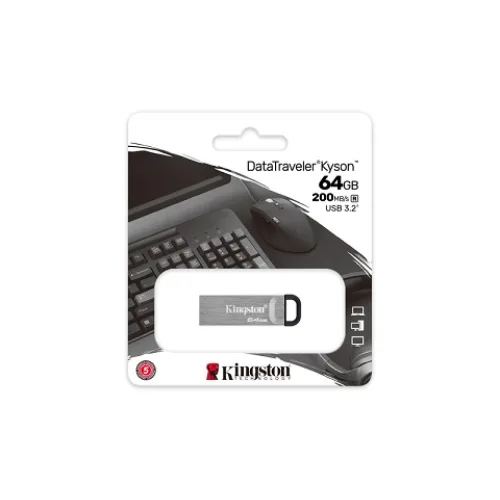 KINGSTON USB Stick Data Traveler DTKN/64GB,USB 3.2, Silver