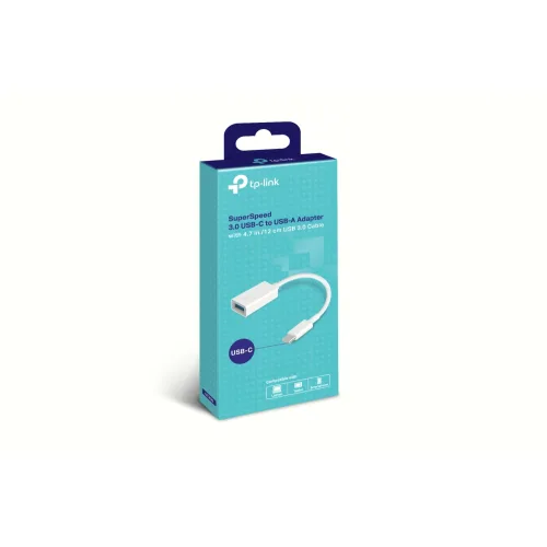 TP-LINK SuperSpeed 3.0 USB-C to USB-A Adapter (UC400) (TPUC400)