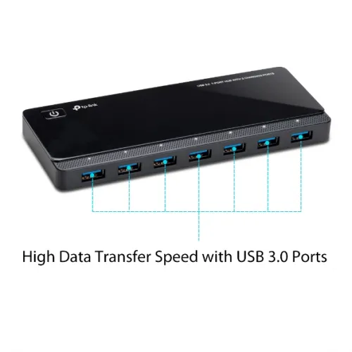 TP-LINK UH720 USB 3.0 | 2 θύρες φόρτισης | Hub 7 Θυρών