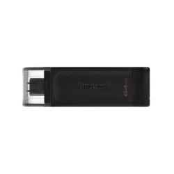 Kingston Technology DataTraveler 70 USB flash drive 64 GB USB Type-C 3.2 Gen 1 (3.1 Gen 1) Black