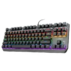 Trust  Gaming Keyboard with Mechanical Switches and Rainbow-Wave Lighting GXT 834 CALLAZ