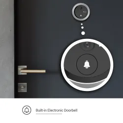 EZVIZ Doorbell DP2C Wire-free Peephole 1080p