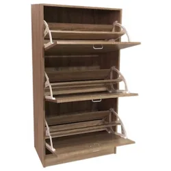 VELCO Pro Systems ΠΑΠΟΥΤΣΟΘΗΚΗ  ΤΡΕΙΣ ΠΟΡΤΕΣ- ΑΕΡΙΖΟΜΕΝΗ ΠΛΑΤΗ 63x24x115 εκ ΣΦΕΝΔΑΜΟΣ