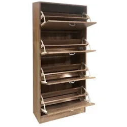 VELCO Pro Systems ΠΑΠΟΥΤΣΟΘΗΚΗ  ΜΕ ΤΕΣΣΕΡΙΣ ΠΟΡΤΕΣ-ΑΕΡΙΖΟΜΕΝΗ ΠΛΑΤΗ 63x24x150 εκ ΣΦΕΝΔΑΜΟΣ