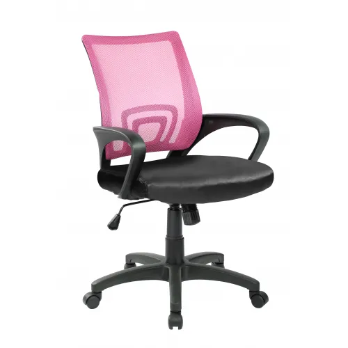 VELCO Pro Systems ΚΑΡΕΚΛΑ ΓΡΑΦΕΙΟΥ ΠΑΙΔΙΚΗ ΡΟΖ -ΜΑΥΡΗ - ΔΙΑΣΤΑΣΕΙΣ 55x49x86/96cm - ΕΠΙΦΑΝΕΙΑ: ΔΙΑΤΡΗΤΟ & PVC