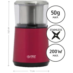 First Austria FA-5486-2-RE Μύλος καφέ – μπαχαρικών 200 W
