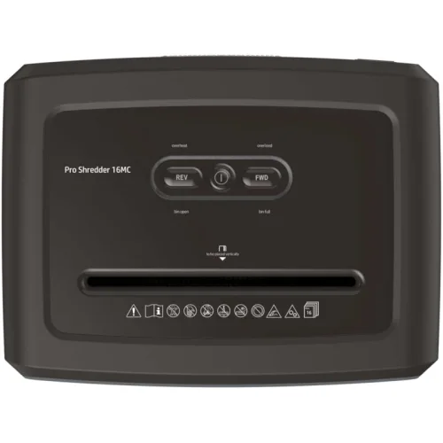 HP Pro Shredder 16MC – 2816 Καταστροφέας εγγράφων με συνδετήρες και καρτών Micro Cut P5 – 16 x A4 – 30L