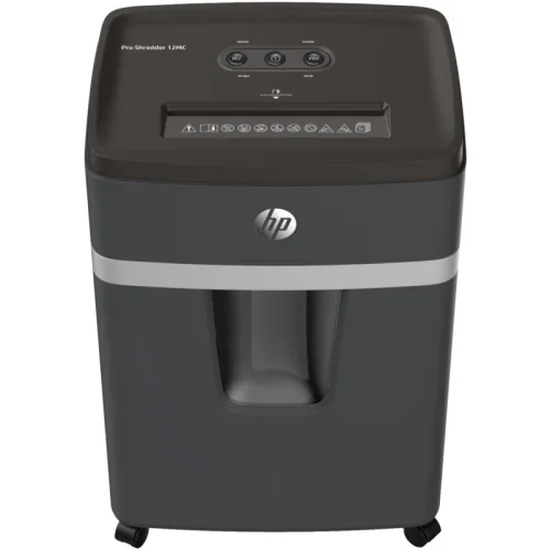 HP Pro Shredder 12MC – 2814 Καταστροφέας εγγράφων με συνδετήρες και καρτών Micro Cut P5 – 12 x A4 – 25L