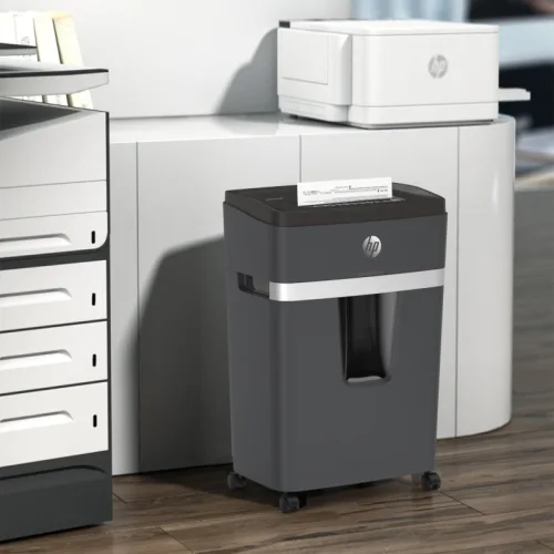 HP Pro Shredder 18CC – 2813 Καταστροφέας εγγράφων με συνδετήρες και καρτών Cross Cut P4 – 18 x A4 – 25L