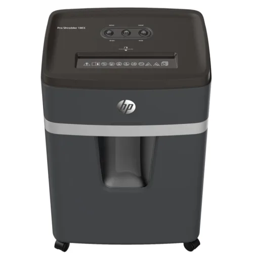 HP Pro Shredder 18CC – 2813 Καταστροφέας εγγράφων με συνδετήρες και καρτών Cross Cut P4 – 18 x A4 – 25L