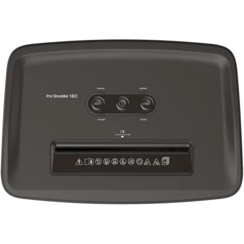 HP Pro Shredder 18CC – 2813 Καταστροφέας εγγράφων με συνδετήρες και καρτών Cross Cut P4 – 18 x A4 – 25L