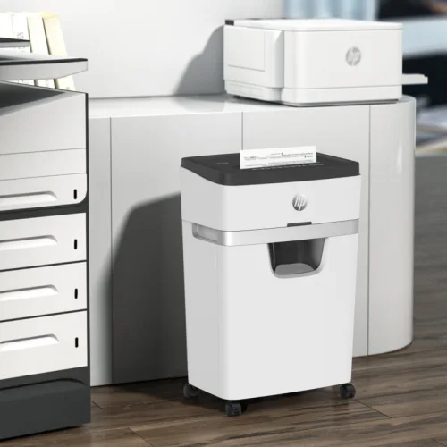 HP OneShred 12MC – 2806 Καταστροφέας εγγράφων με συνδετήρες και καρτών Micro Cross Cut P5 – 12 x A4 – 25L