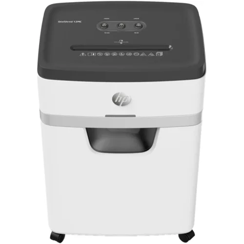 HP OneShred 12MC – 2806 Καταστροφέας εγγράφων με συνδετήρες και καρτών Micro Cross Cut P5 – 12 x A4 – 25L