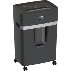 HP ProShredder 10MC – 2812 Επαγγελματικός καταστροφέας εγγράφων με συνδετήρες και καρτών Micro Cross Cut P5 – 10 x A4 – 20L