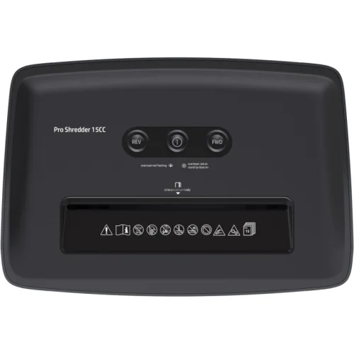 HP ProShredder 15CC – 2811 Επαγγελματικός καταστροφέας εγγράφων με συνδετήρες και καρτών Cross Cut P4 – 15 x A4 – 20L