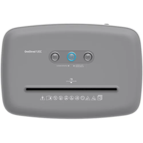 HP OneShred 12CC – 2802 Καταστροφέας εγγράφων με συνδετήρες και καρτών Cross Cut P4 – 12 x A4 – 23L