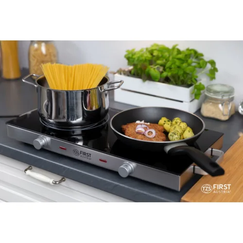 First Austria FA-5096-7 Διπλή υπέρυθρη κεραμική εστία 2800 W
