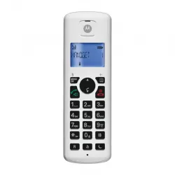 Motorola T401+ White (Ελληνικό Μενού) Ασύρματο τηλέφωνο με φραγή αριθμών, ανοιχτή ακρόαση και Do Not Disturb