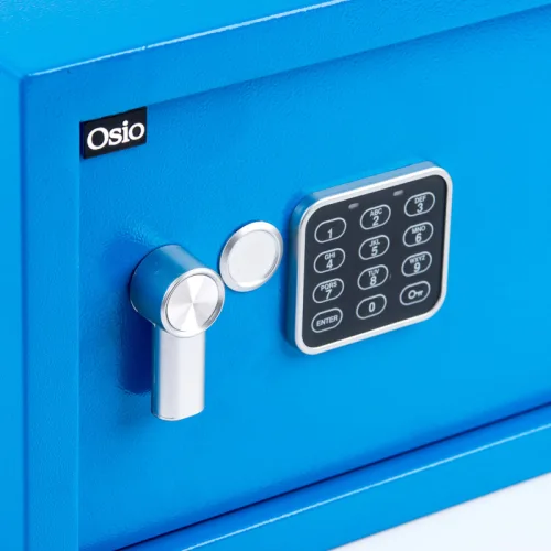 Osio OSB-2535BU Χρηματοκιβώτιο με ηλεκτρονική κλειδαριά 35 x 25 x 25 cm