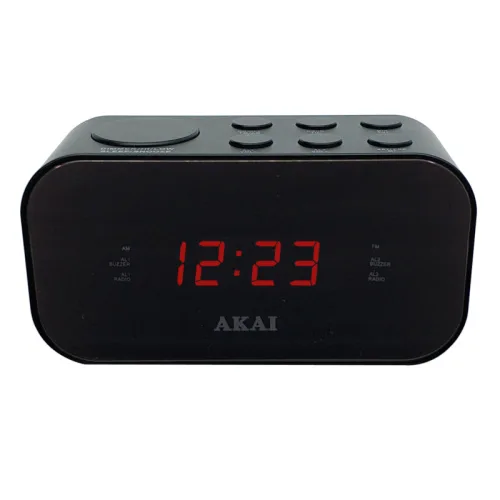 Akai ACR-3088 Ψηφιακό ξυπνητήρι με ραδιόφωνο και διπλή αφύπνιση