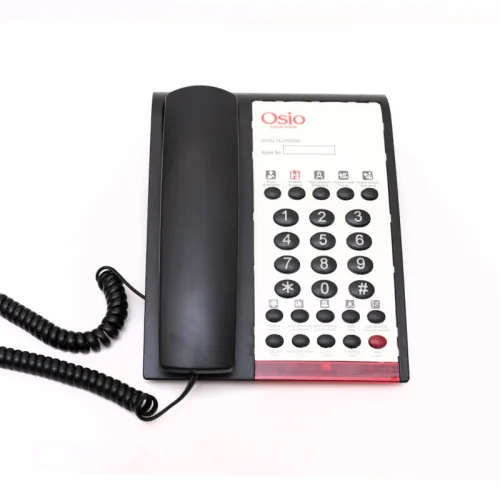 Osio OSWH-4800B Τηλέφωνο ξενοδοχειακού τύπου με 10 μνήμες, ανοιχτή ακρόαση, LED και SOS