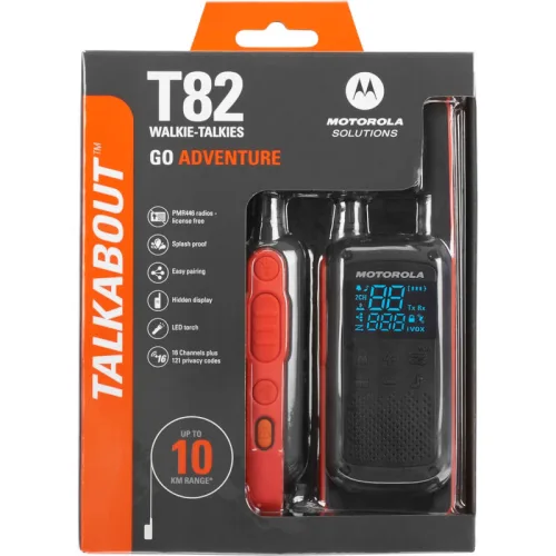 Motorola TALKABOUT T82 Ανθεκτικό στο νερό Walkie Talkie με φακό 10 km