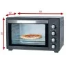 First Austria FA-5046-1 Φουρνάκι με αέρα και φως 45 L 2000 W