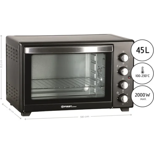 First Austria FA-5046-1 Φουρνάκι με αέρα και φως 45 L 2000 W