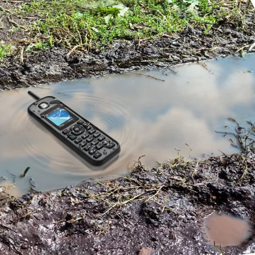 Motorola O201 Black GR (Ελληνικό Μενού) Αδιάβροχο ασύρματο τηλέφωνο με εμβέλεια έως και 1 km