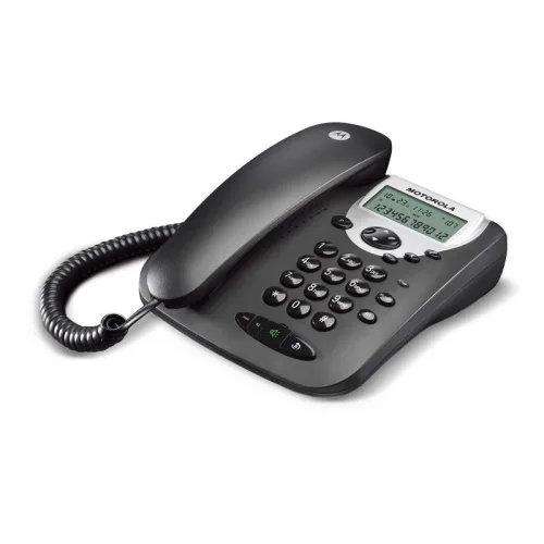 Motorola CT2 Μαύρο Ενσύρματο τηλέφωνο με οθόνη
