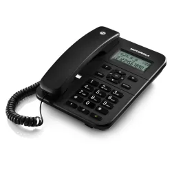 Motorola CT202 Μαύρο Ενσύρματο τηλέφωνο με οθόνη
