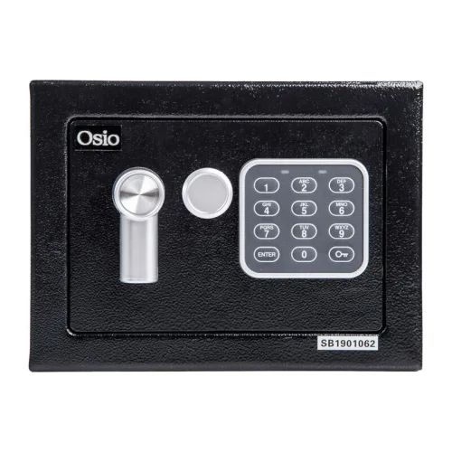 Osio OSB-1723BL Χρηματοκιβώτιο με ηλεκτρονική κλειδαριά 23 x 17 x 17 cm