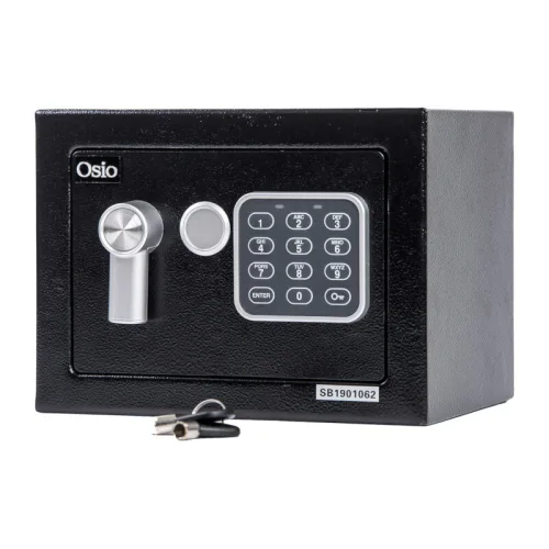Osio OSB-1723BL Χρηματοκιβώτιο με ηλεκτρονική κλειδαριά 23 x 17 x 17 cm