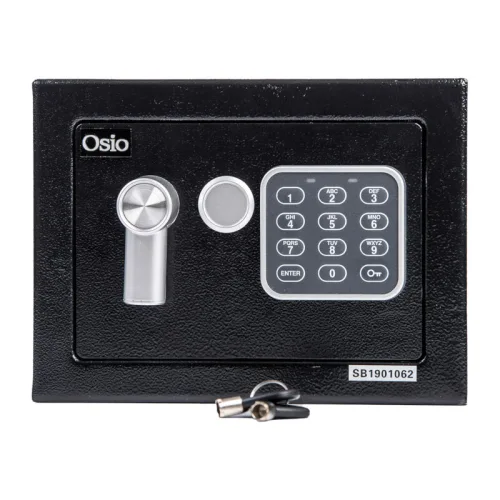 Osio OSB-1723BL Χρηματοκιβώτιο με ηλεκτρονική κλειδαριά 23 x 17 x 17 cm