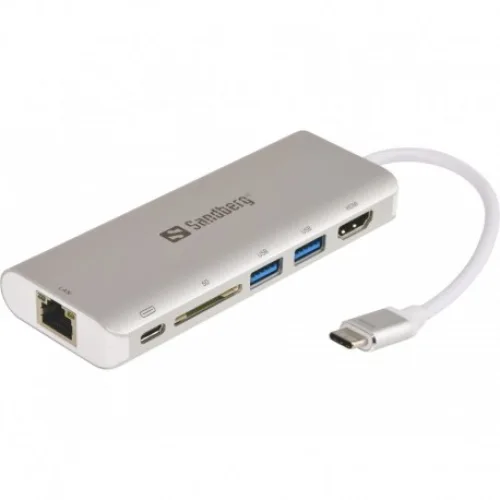 Sandberg USB-C Dock HDMILANSDUSB,61W (136-18)
