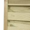 Ξύλινη Πόρτα Κήπου Κλειστού Πάνελ  Αψίδα 180x100εκ.