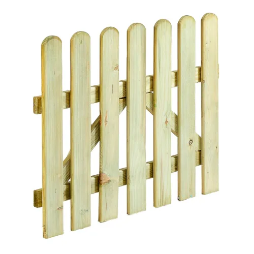 Ξύλινη Πόρτα Φράχτη Κήπου PREMIUM 80x100εκ